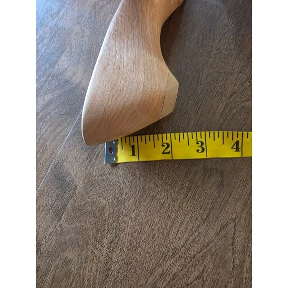 Salpy the kate wood sandals Clogs Wooden Light Blue Pink Bows Studded Size 6 - Picture 10 of 11